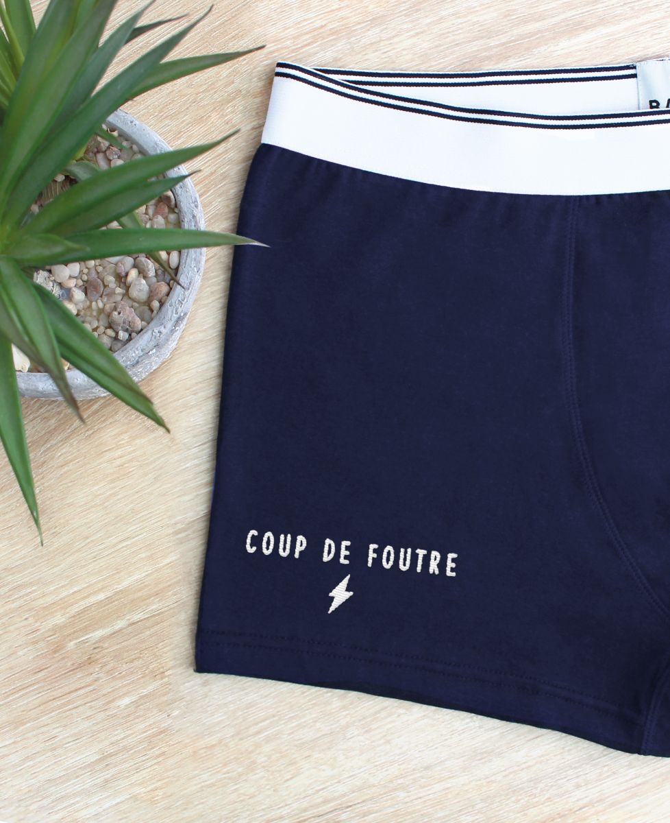 Boxer Coup de foutre (brodé) - Cadeaux Couple