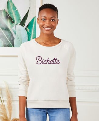 Sweat à Capuche Humour "Meilleure Bichette Du Monde" - Cadeau Drôle Pour Femme - 6