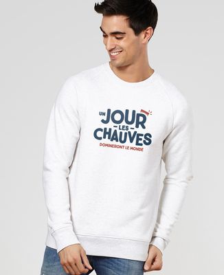Sweatshirt homme Un jour les chauves domineront le monde