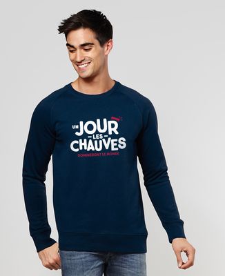 Sweatshirt homme Un jour les chauves domineront le monde