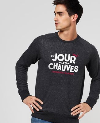 Sweatshirt homme Un jour les chauves domineront le monde
