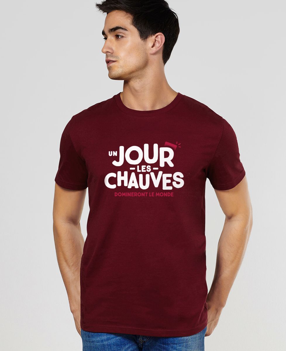 T-Shirt homme Un jour les chauves domineront le monde