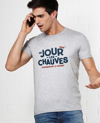 T-Shirt homme Un jour les chauves domineront le monde