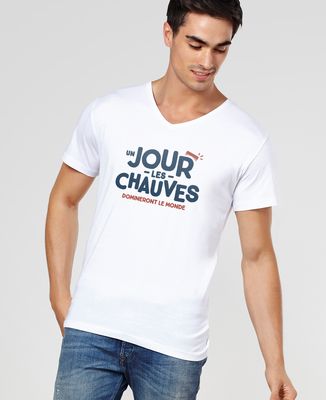 T-Shirt homme Un jour les chauves domineront le monde