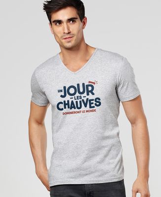 T-Shirt homme Un jour les chauves domineront le monde