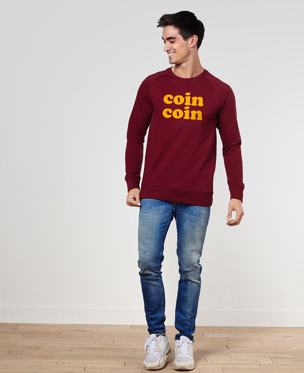 Sweatshirt homme Coin coin