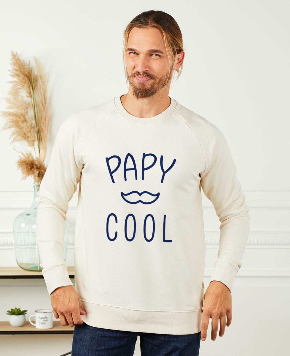 Sweatshirt homme Papy cool - Cadeaux Papy