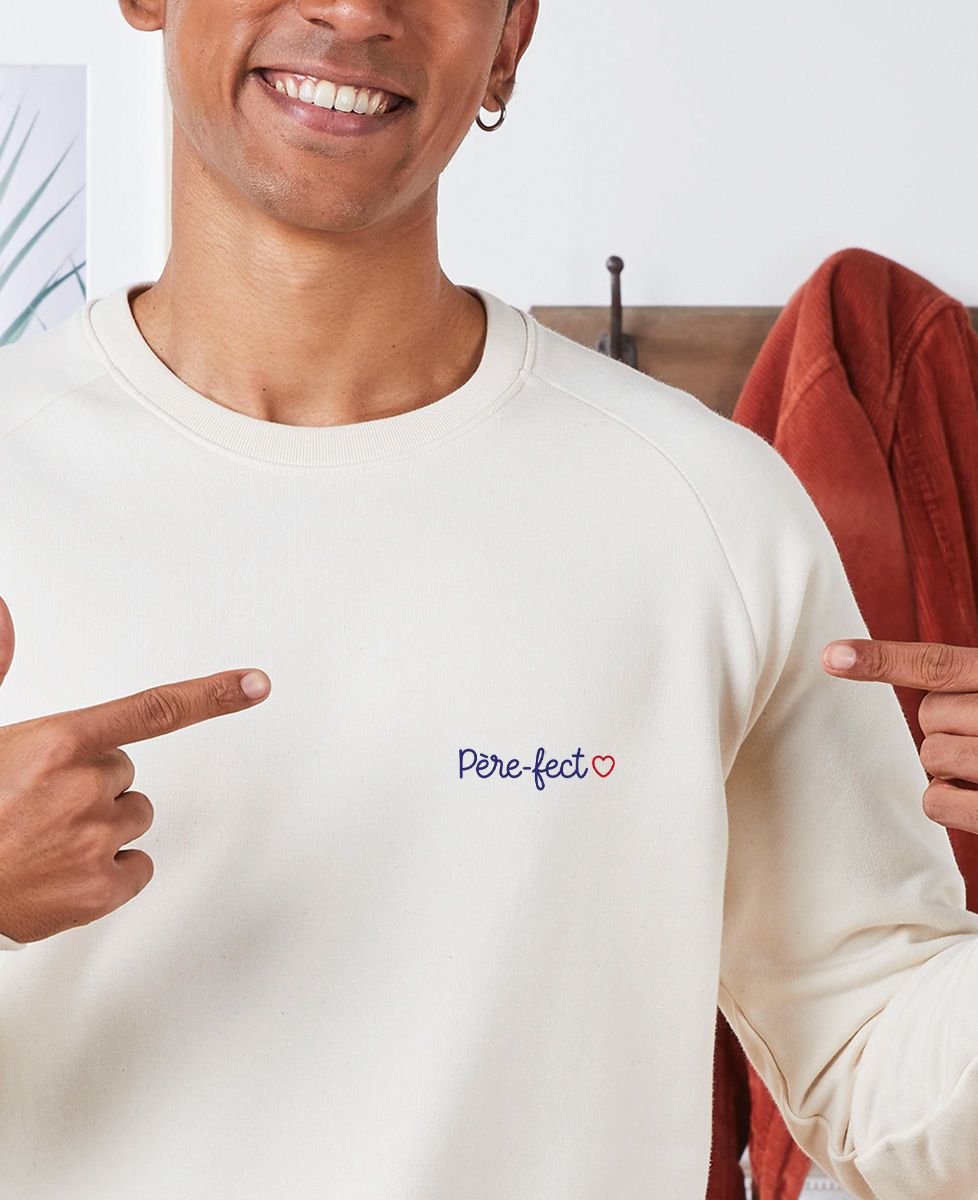 Sweatshirt homme Père-fect (brodé) - Cadeaux Papa