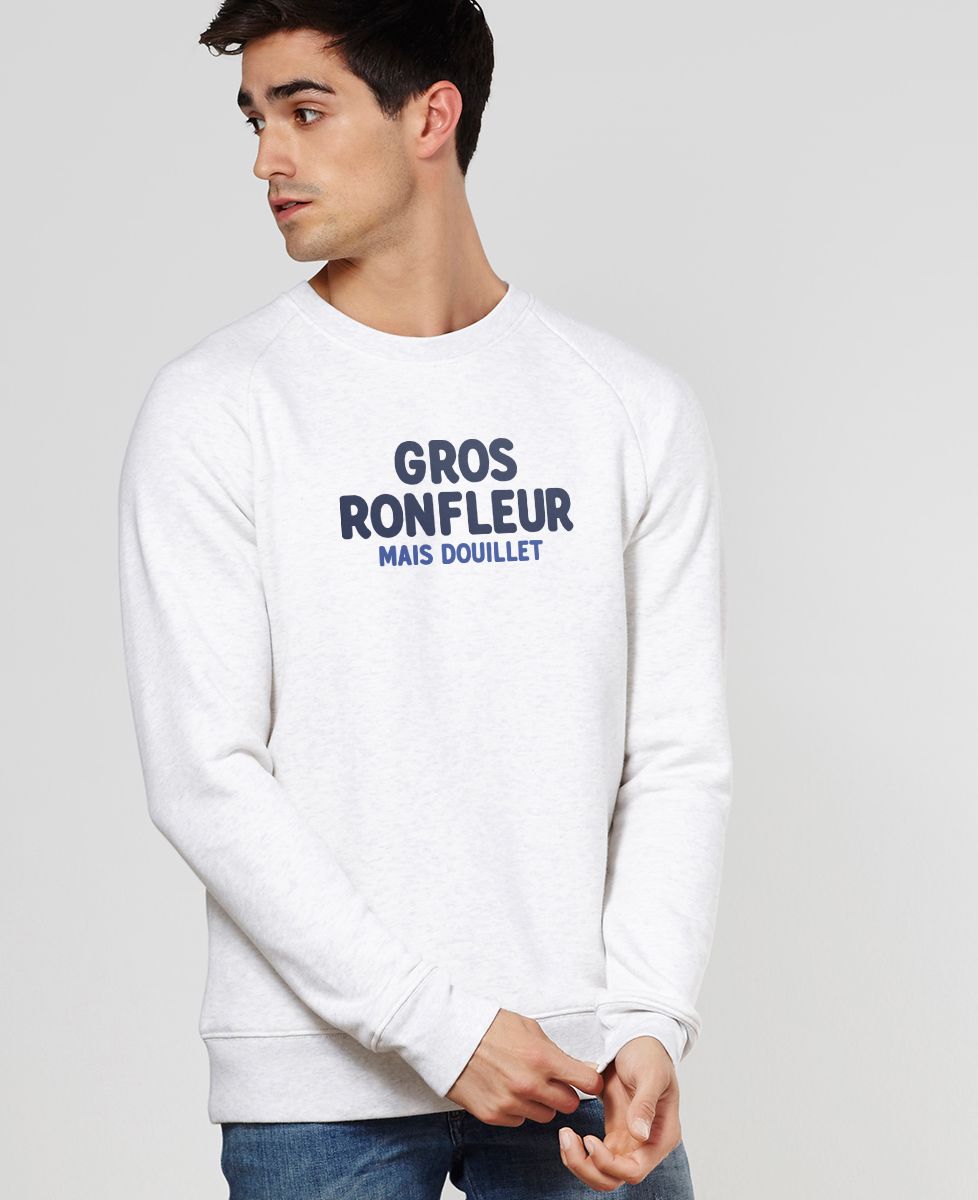Sweatshirt homme Gros ronfleur mais douillet