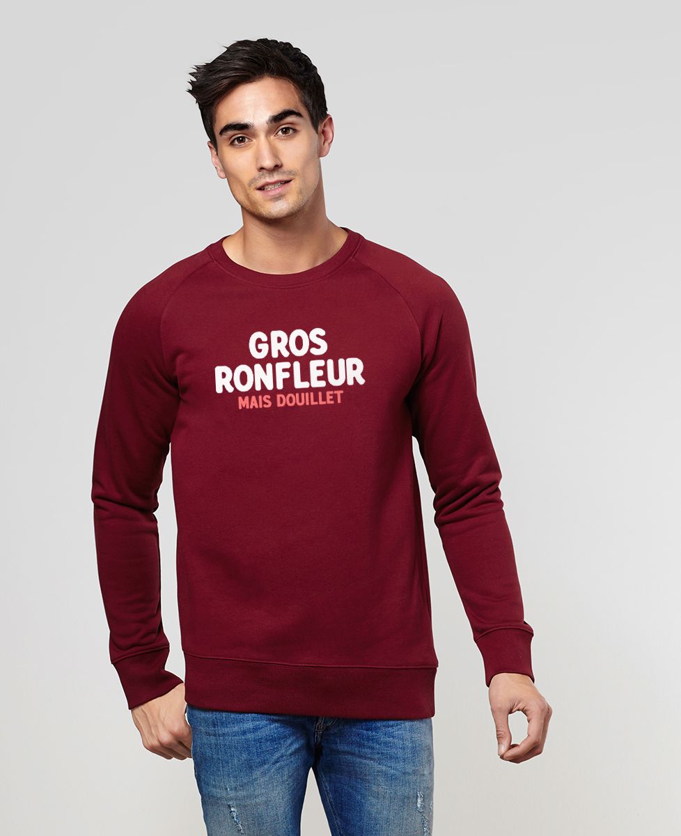 Sweatshirt homme Gros ronfleur mais douillet