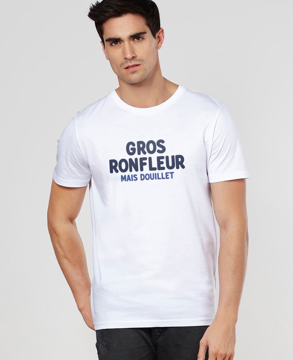 T-Shirt homme Gros ronfleur mais douillet