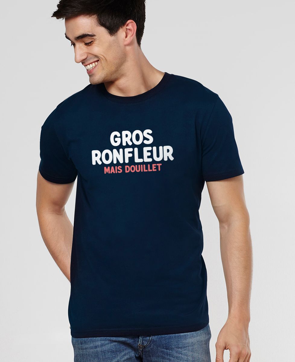 T-Shirt homme Gros ronfleur mais douillet