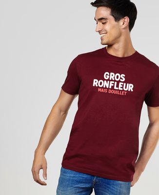 T-Shirt homme Gros ronfleur mais douillet