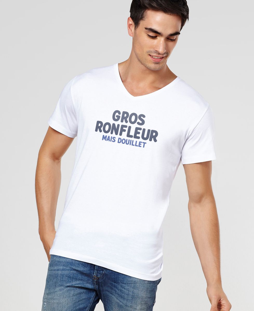 T-Shirt homme Gros ronfleur mais douillet