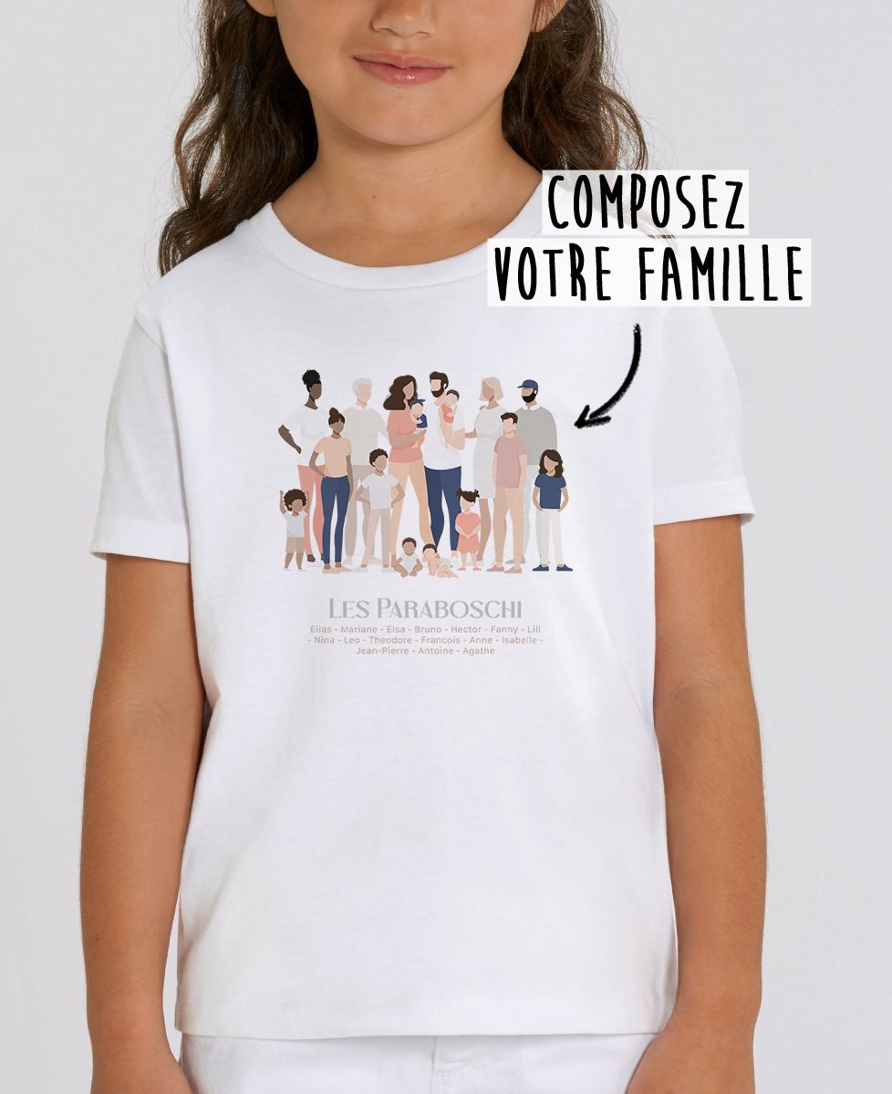 Famille T Shirt Personnalisé Mamie T-shirt Enfant Famille