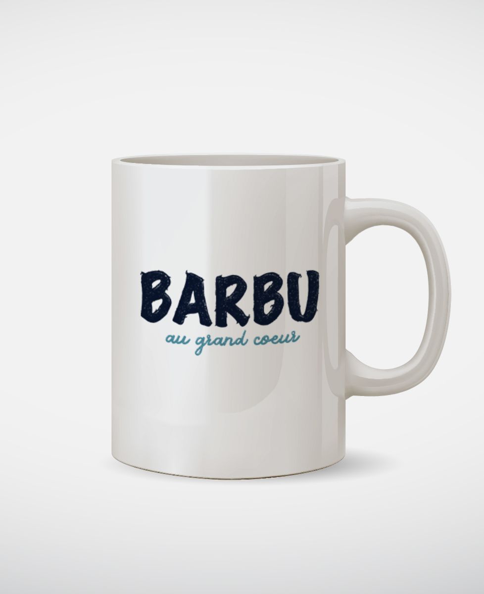 Mug Barbu au grand coeur