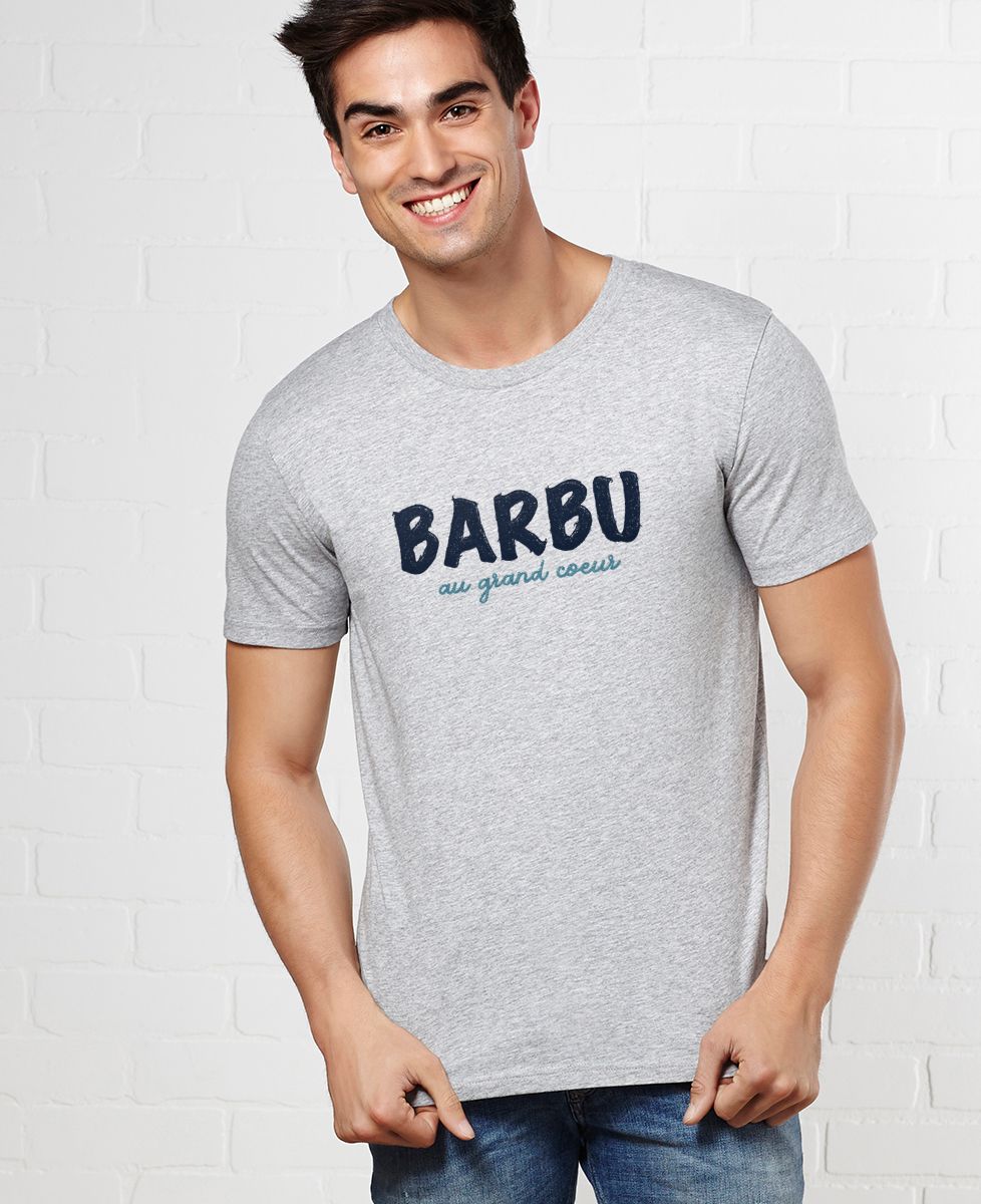 T-Shirt homme Barbu au grand coeur
