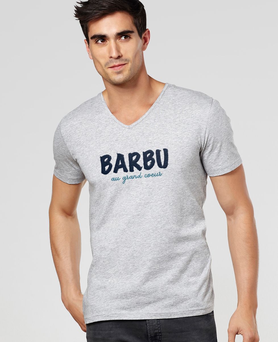 T-Shirt homme Barbu au grand coeur