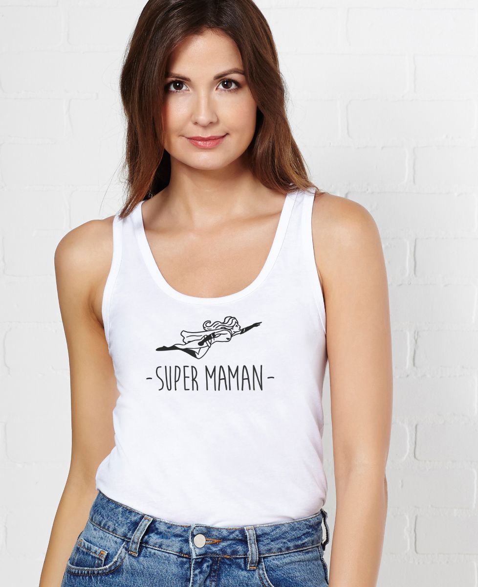 Débardeur femme Maman Super-héroïne