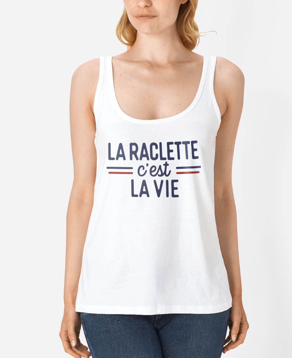 Débardeur femme La raclette c'est la vie
