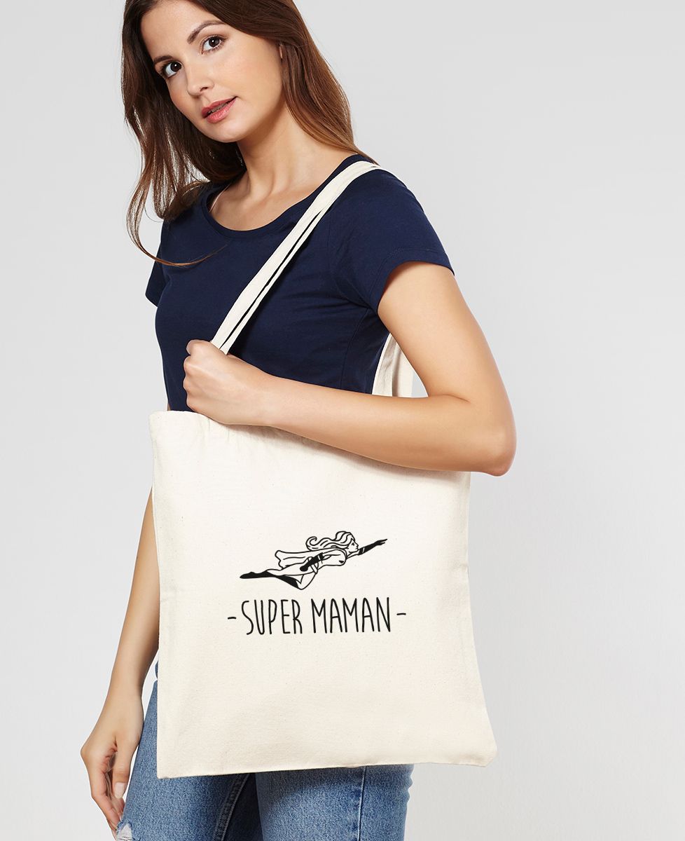 Tote bag Maman Super-héroïne
