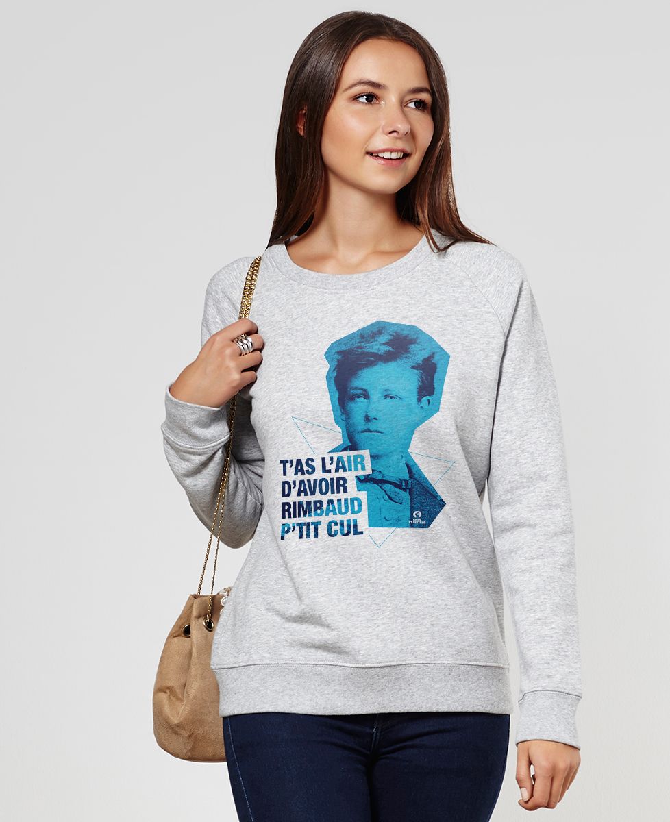 Sweatshirt femme Rimbaud Cut