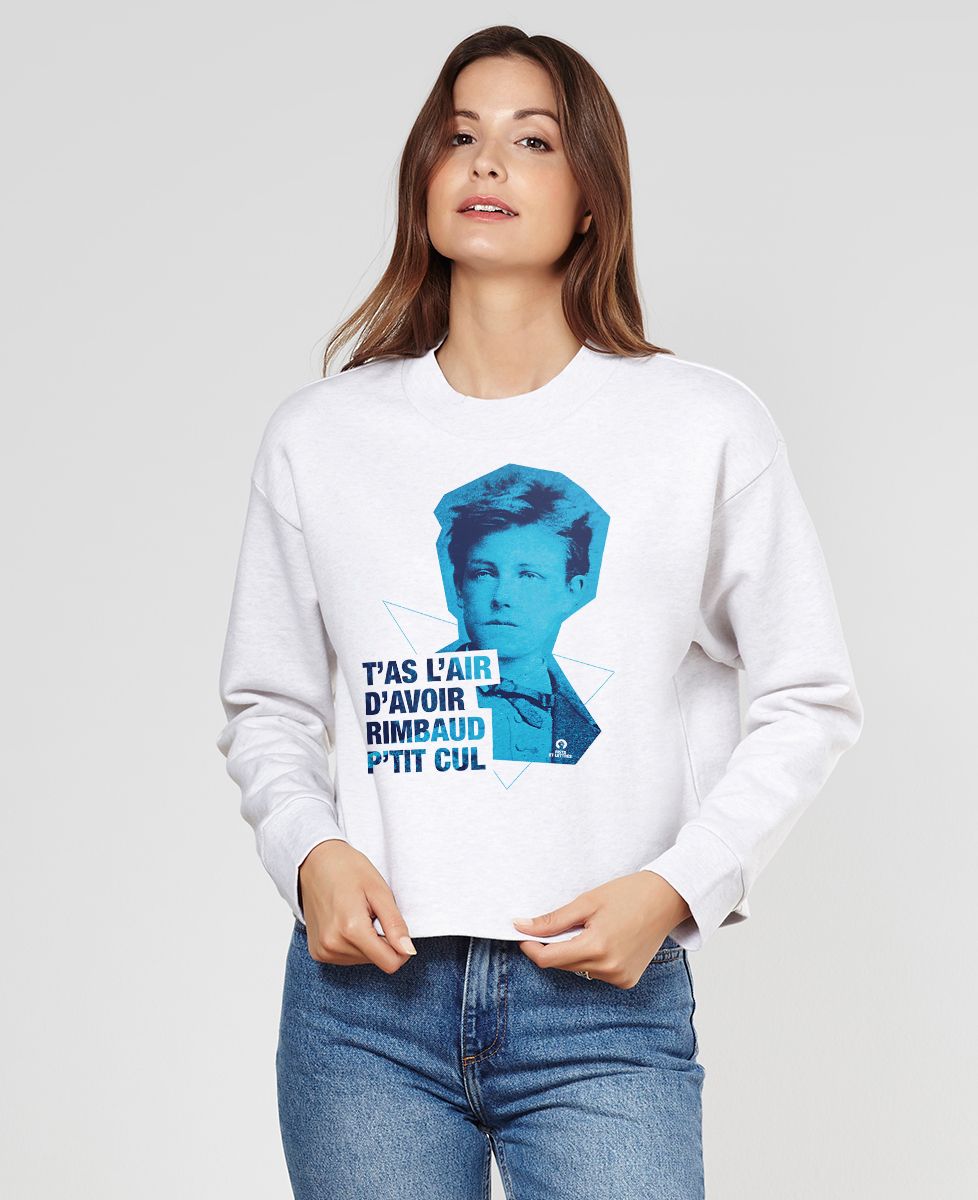 Sweatshirt femme Rimbaud Cut