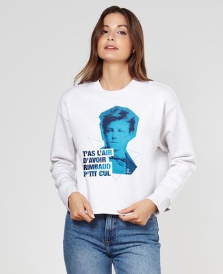Sweatshirt femme Rimbaud Cut