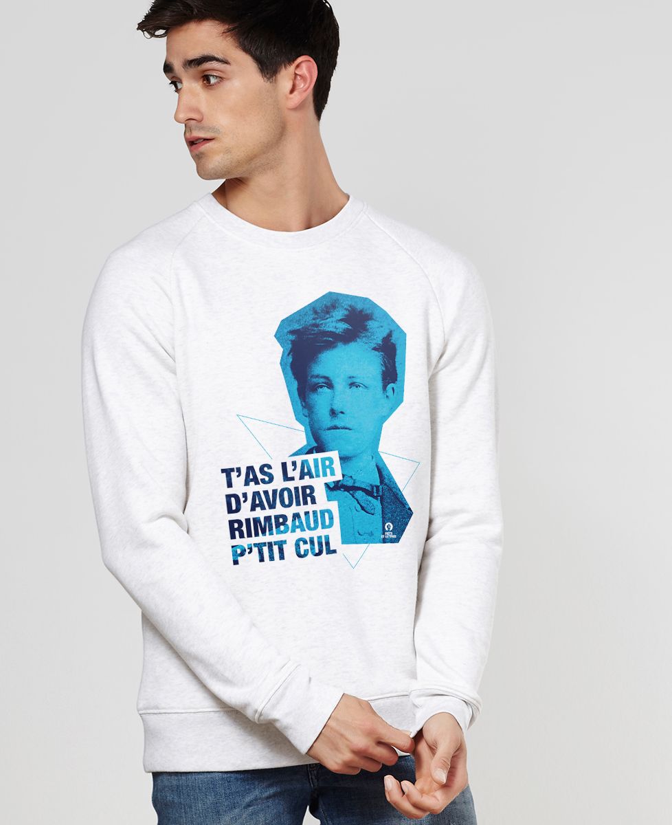 Sweatshirt homme Rimbaud Cut