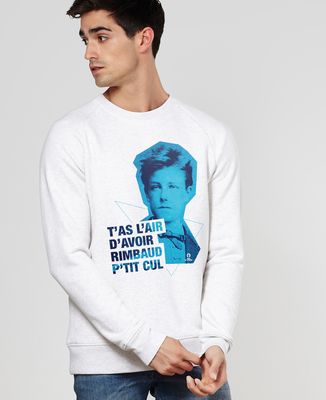 Sweatshirt homme Rimbaud Cut