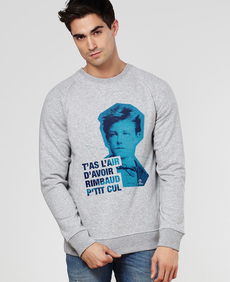 Sweatshirt homme Rimbaud Cut