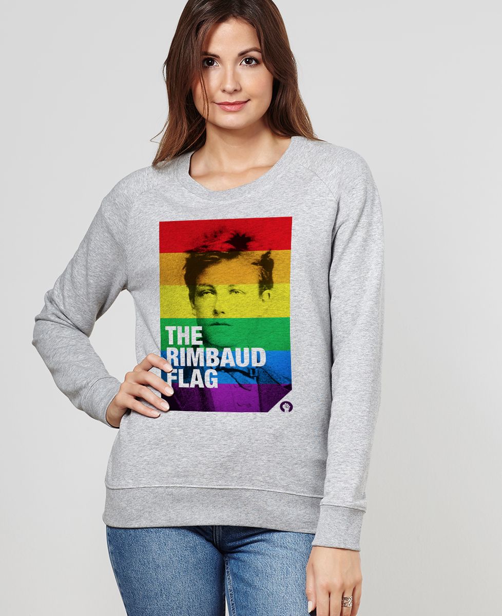 Sweatshirt femme Rimbaud Flag