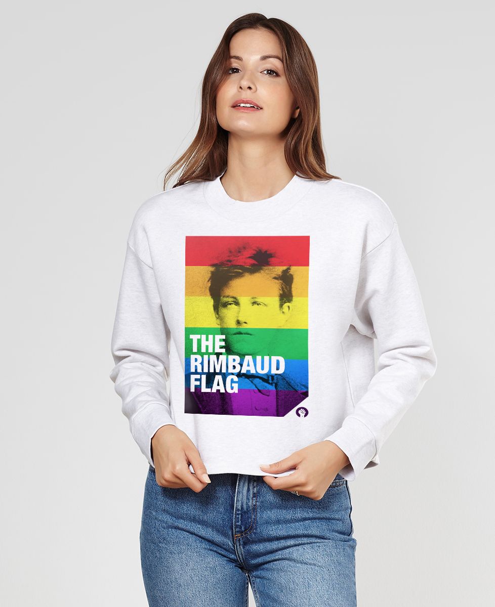 Sweatshirt femme Rimbaud Flag