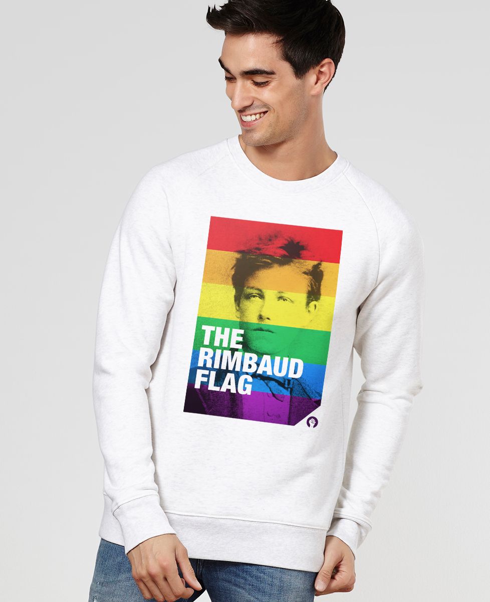 Sweatshirt homme Rimbaud Flag