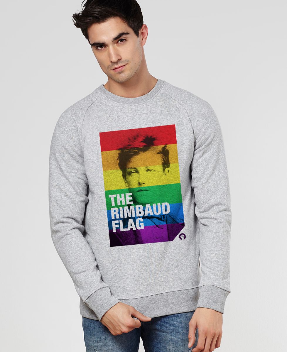 Sweatshirt homme Rimbaud Flag