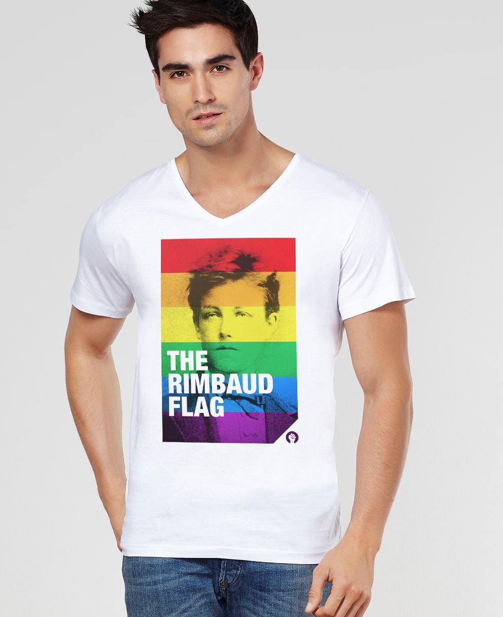 T-Shirt homme Rimbaud Flag