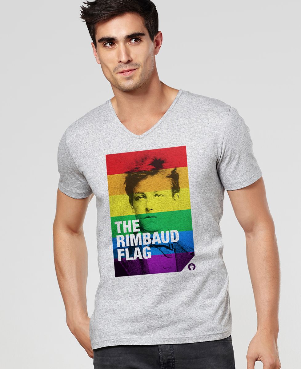 T-Shirt homme Rimbaud Flag