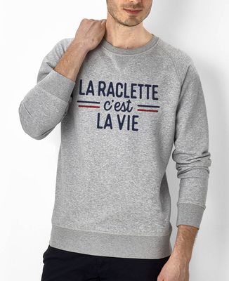 Sweatshirt homme La raclette c'est la vie