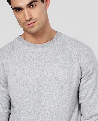 Sweatshirt homme Petit coeur brodé personnalisé