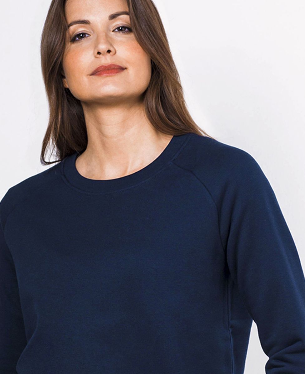 Sweatshirt femme Petit coeur brodé personnalisé