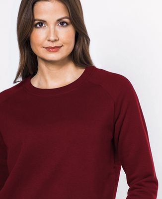 Sweatshirt femme Petit coeur brodé personnalisé