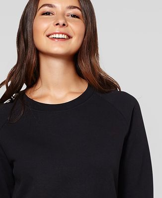Sweatshirt femme Petit coeur brodé personnalisé