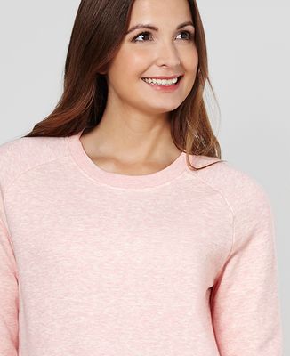 Sweatshirt femme Petit coeur brodé personnalisé