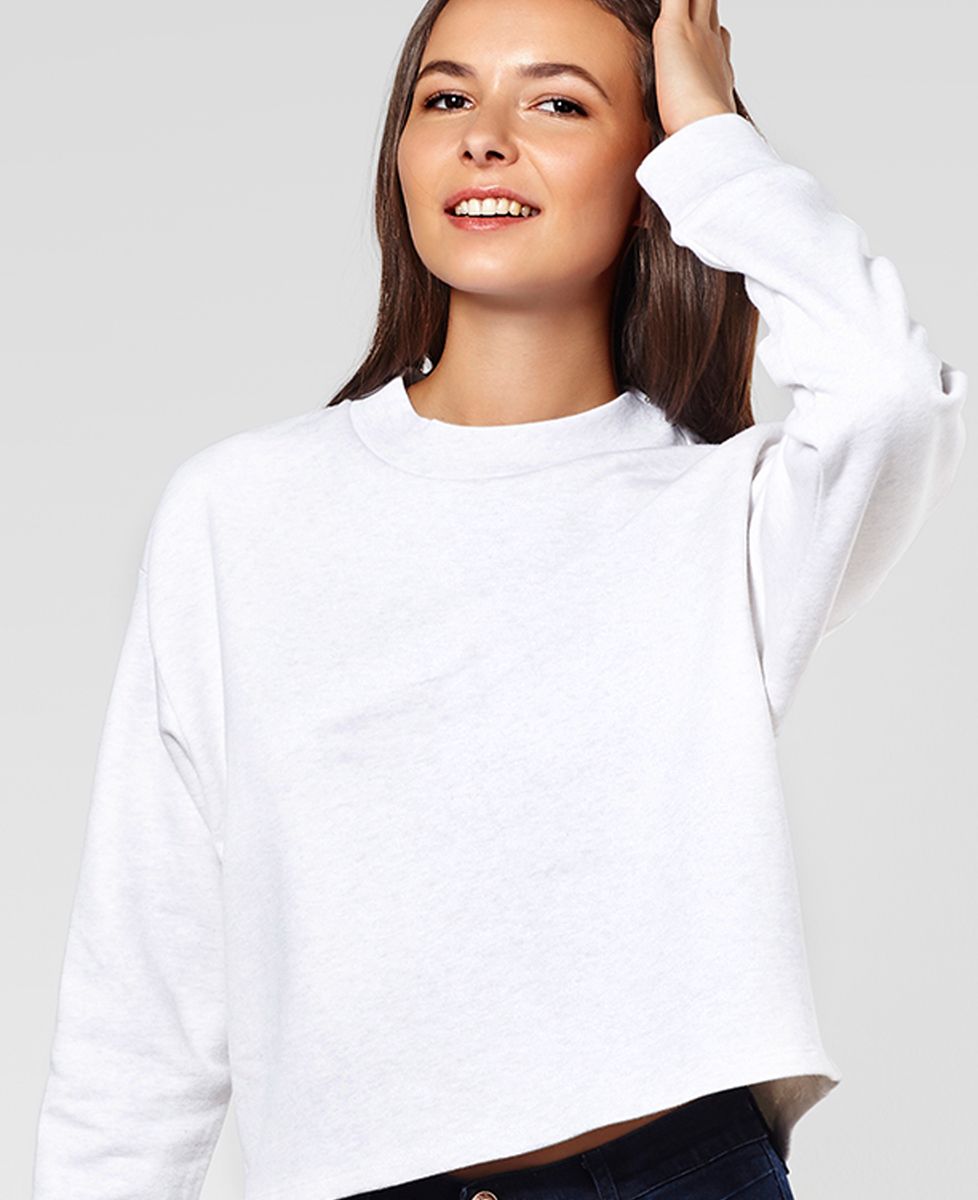 Sweatshirt femme Petit coeur brodé personnalisé