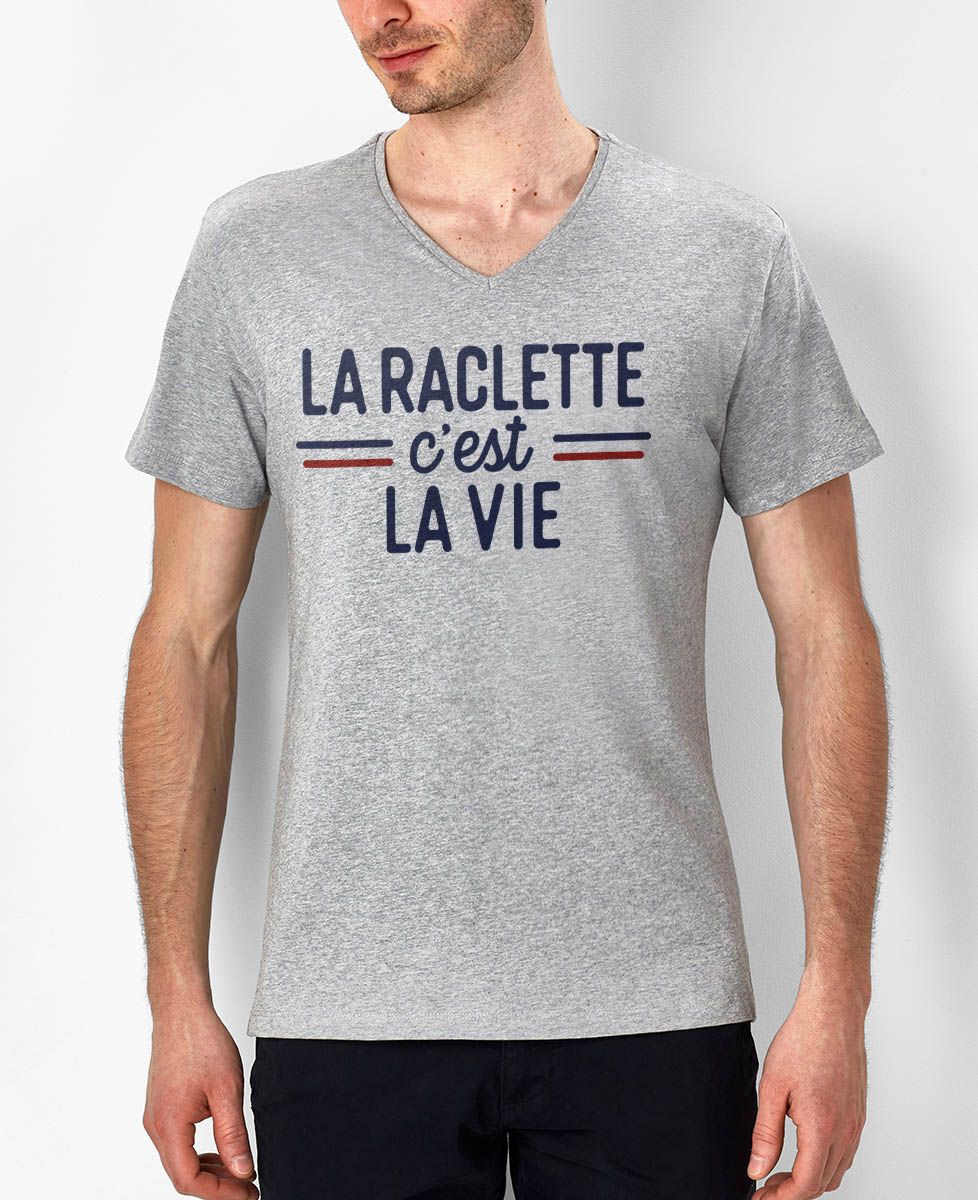 T-Shirt homme La raclette c'est la vie