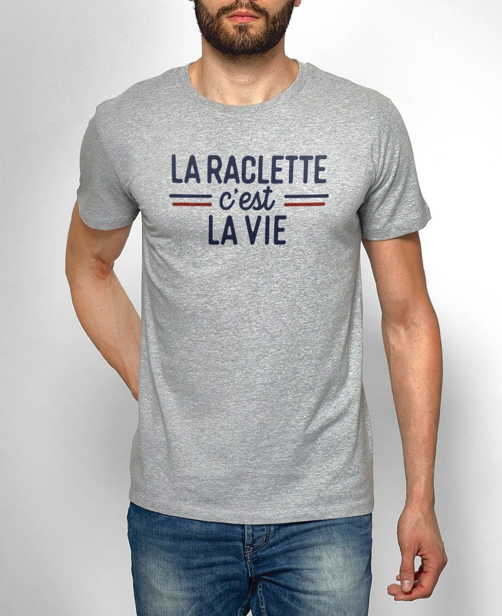 T-Shirt homme La raclette c'est la vie