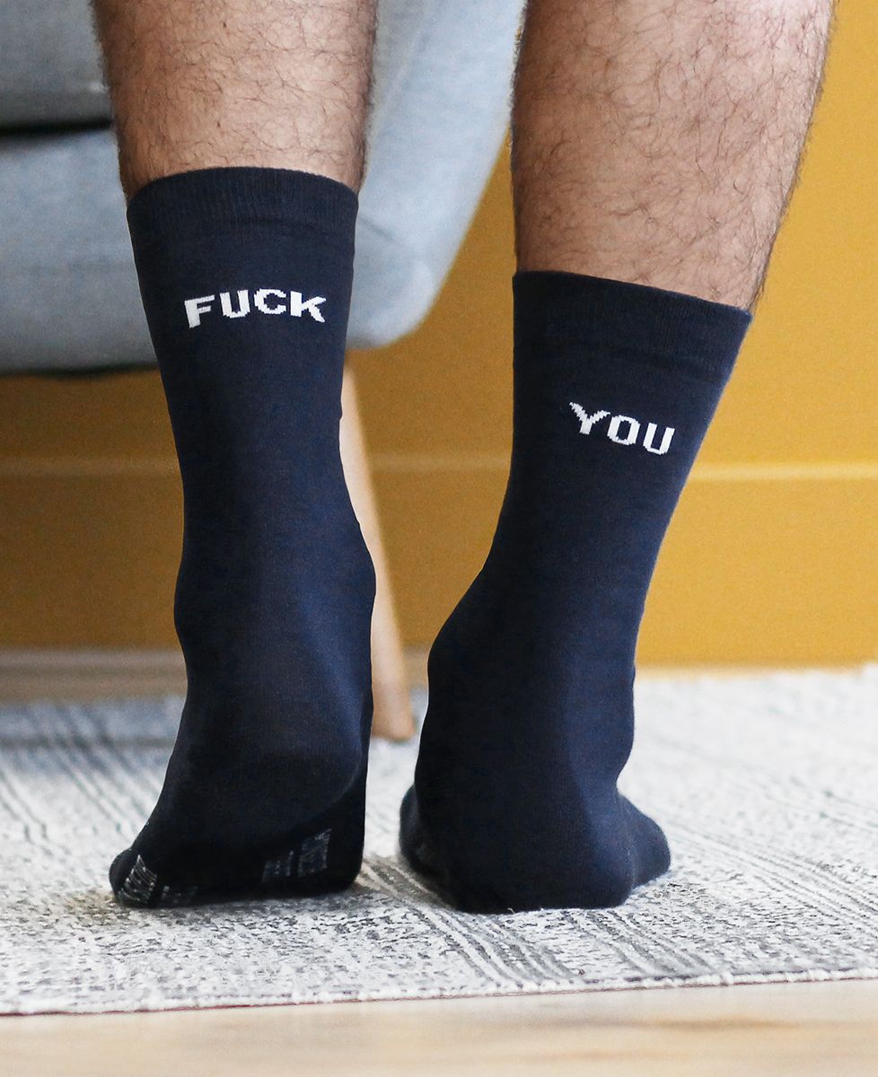 Chaussettes Fuck you (homme)