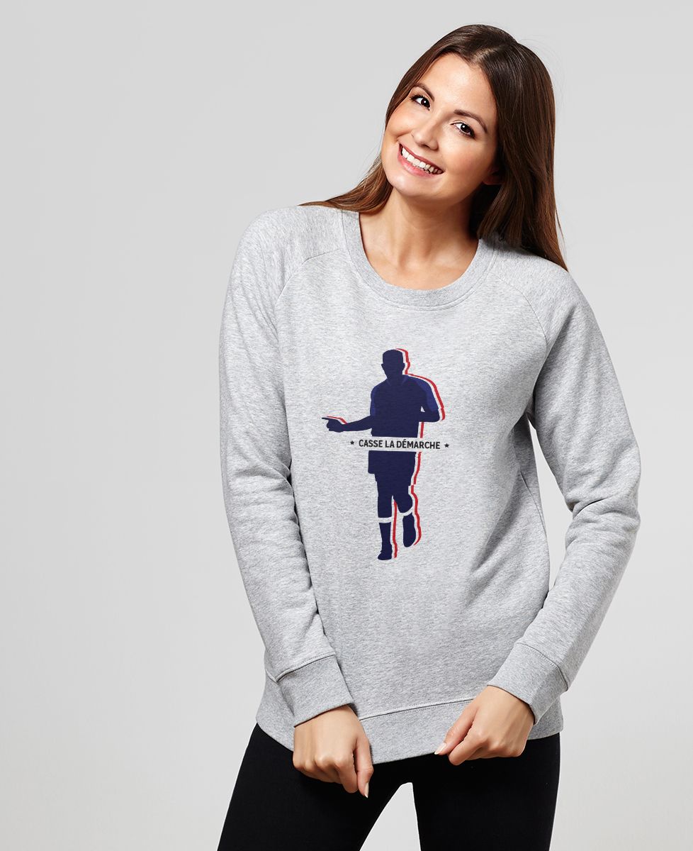Sweatshirt femme Casse la démarche