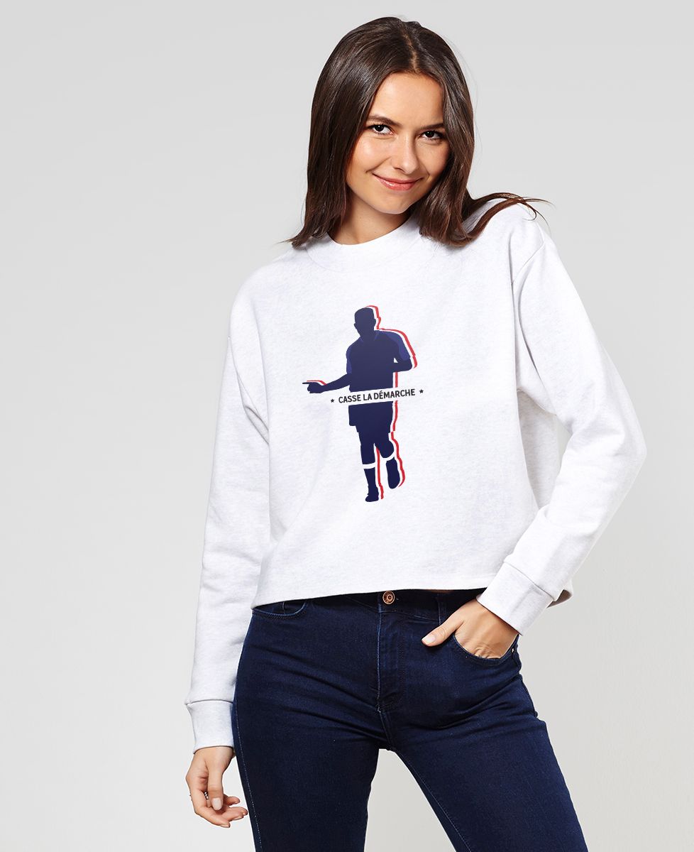 Sweatshirt femme Casse la démarche