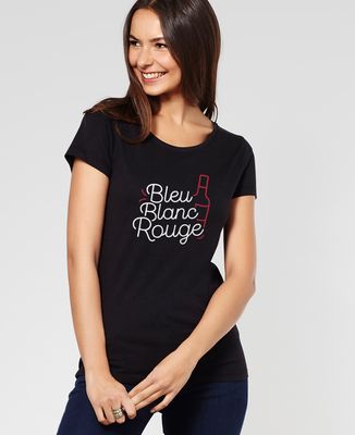 T-Shirt femme Bleu blanc rouge